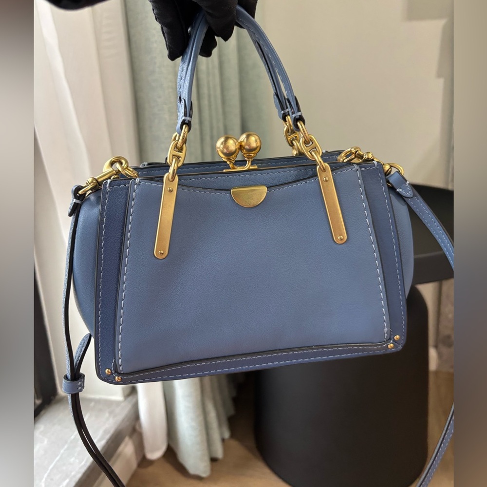 COACH Kisslock Dreamer 21 Bag Blue - Picture 3 of 16